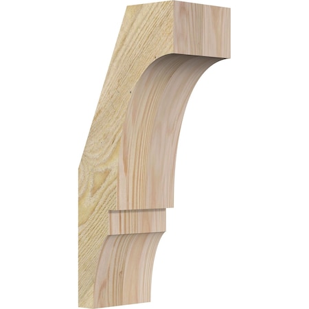 Ekena Millwork 4"W x 6"D x 14"H Balboa Rough Sawn Knee Brace, Douglas Fir BRC04X06X14BOA00RDF
